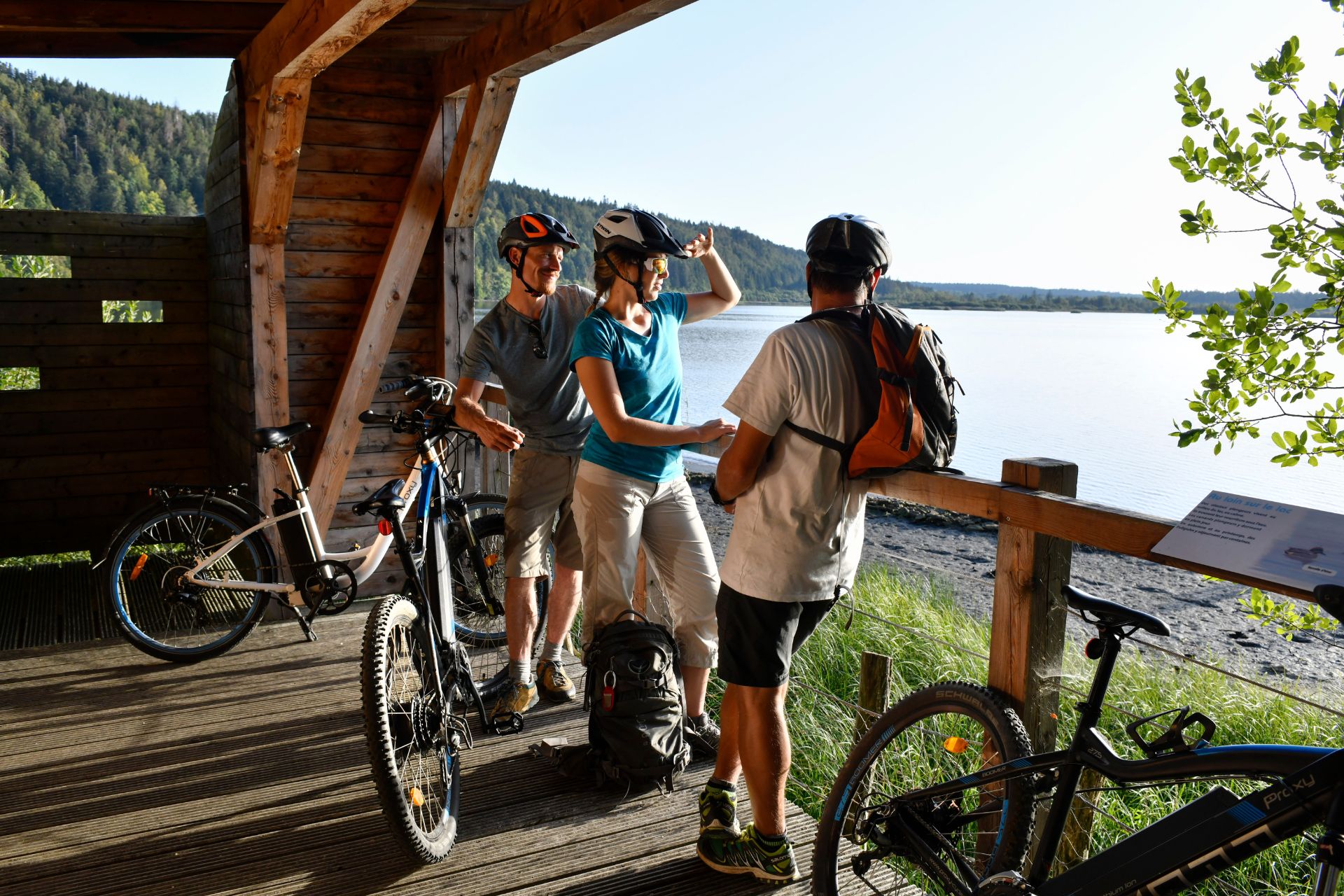 Cyclotourisme Lac de Bouverans - &copy; Laurent Cheviet