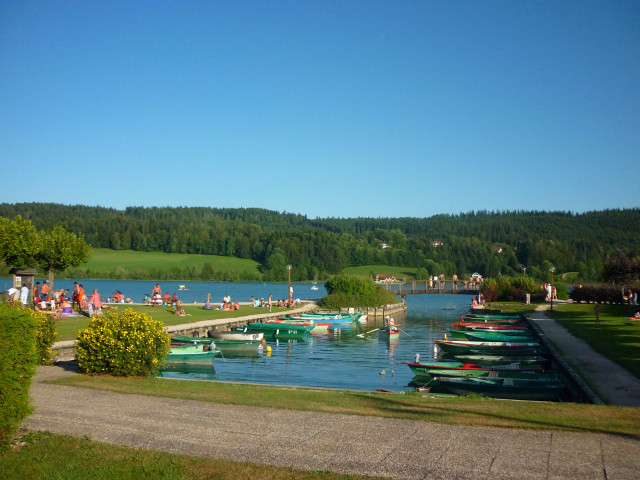 © HUMBERT Maud - Lac Saint Point Port Saint Point Lac barques