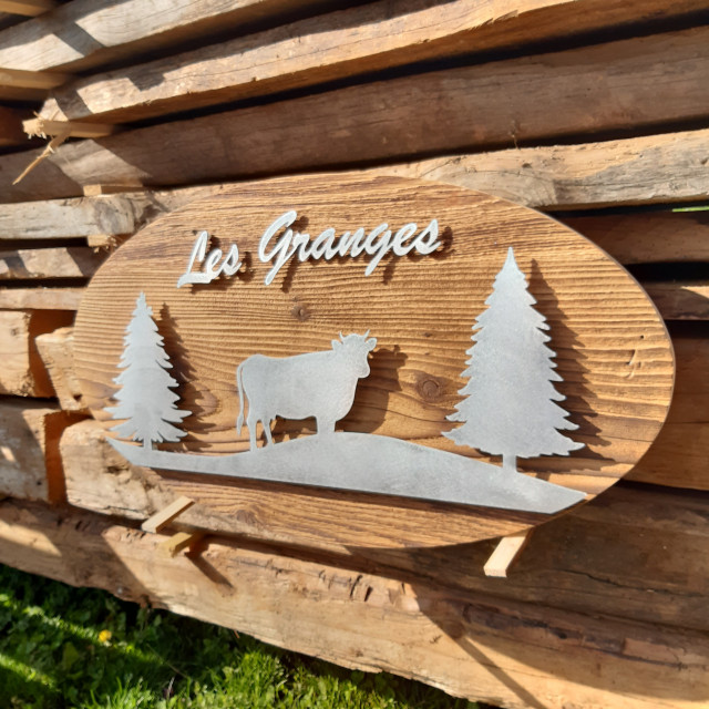 Tableau bois / métal