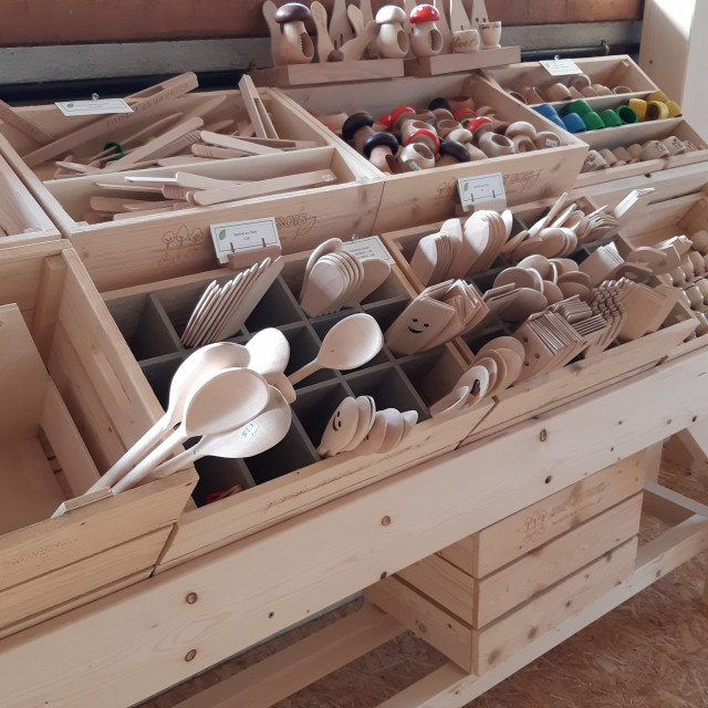 présentoir intérieur