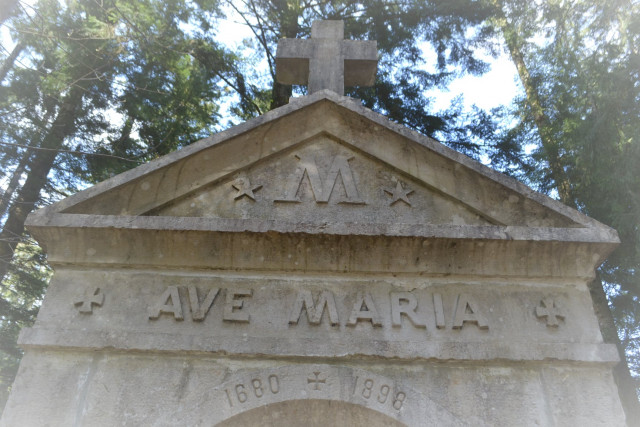 Oratoire du pas de la Vierge