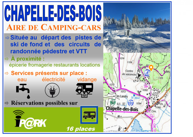 Aire de camping-car Chapelle des Bois