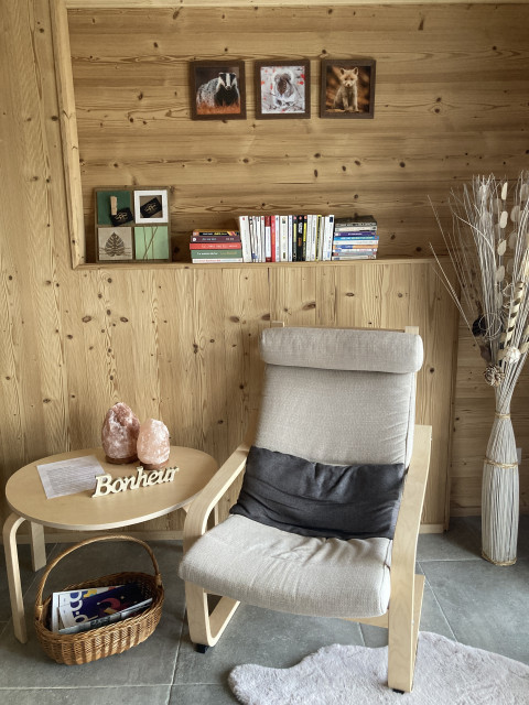 Salle de repos du sauna
