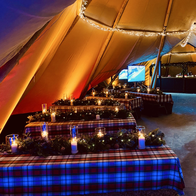 Interieur tipis mariage by Ülko