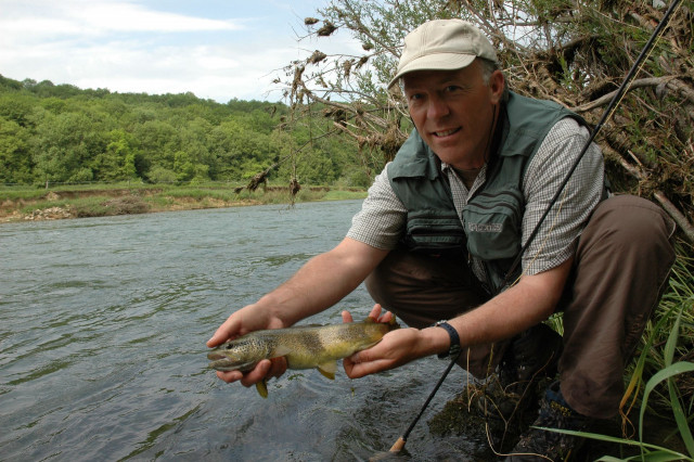 Stage de pêche à la mouche sur la Loue