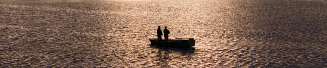 Barque pêche lac