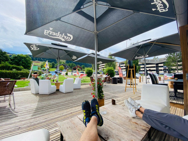 Terrasse (de l'intérieur)