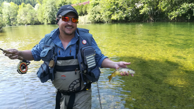Stage de pêche à la mouche sur la Loue