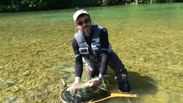 Stage de pêche à la mouche sur la Loue