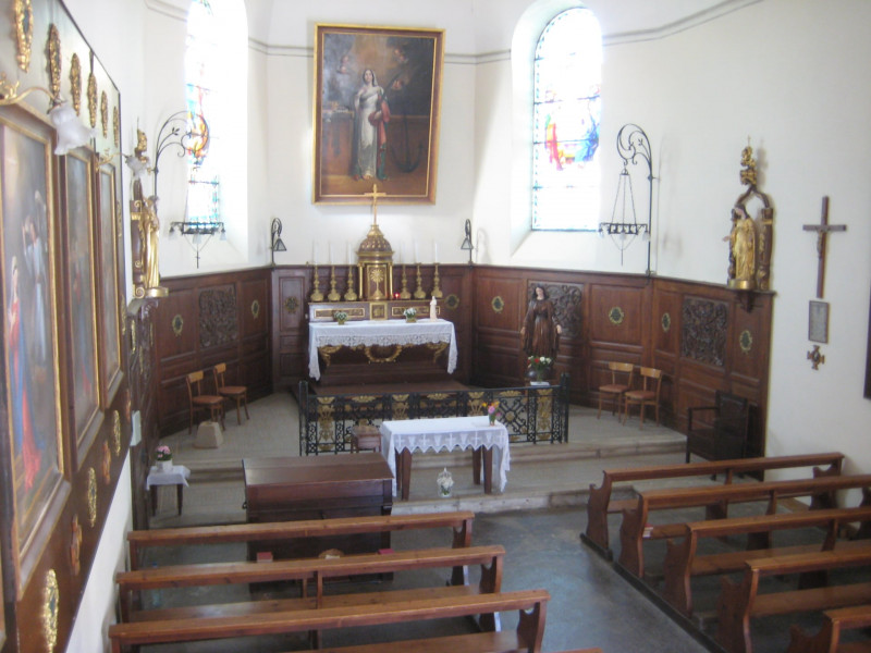 Intérieur 2 chapelle saint philomène
