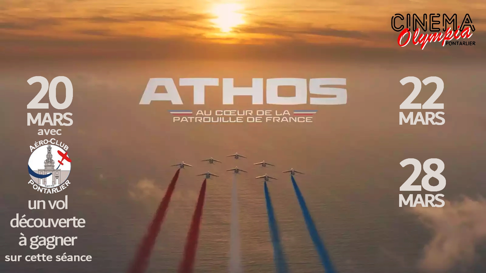 Lunettes De Soleil Patrouille De France ATHOS 3.0 C13 - Verres Semi-polarisants - Monture Dorée - Très Bon état