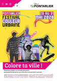 26 au 31 mai - festival couleurs urbaines - pontrlier