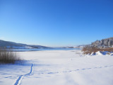 Le lac gelé