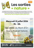 Sortie nature Mont d'or