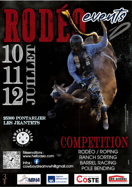 10 au 12 juillet - rodéo events - Pontarlier