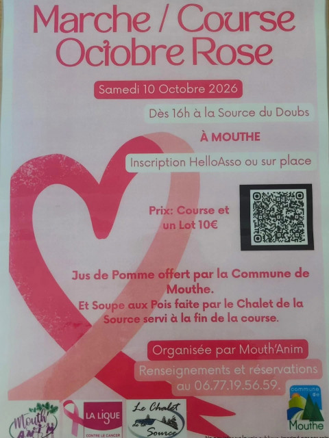 10 oct - octobre rose - Mouthe