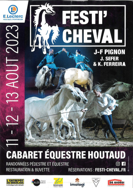 11 aout au 13 aout - Festi'Cheval - Houtaud