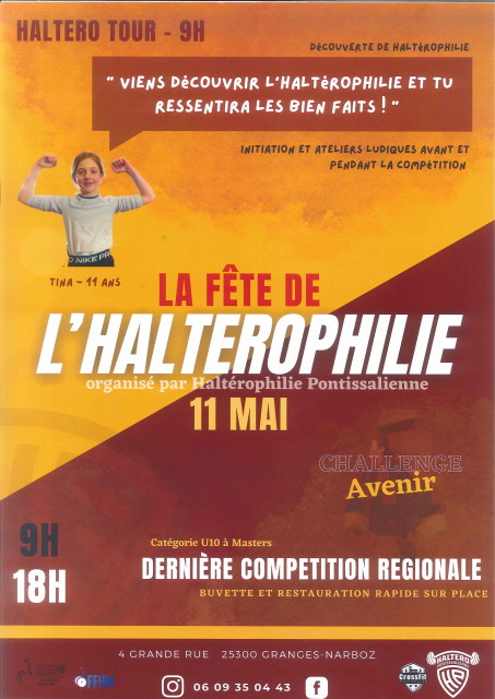 11 mai-la fête l'halterophile- Granges Narboz 