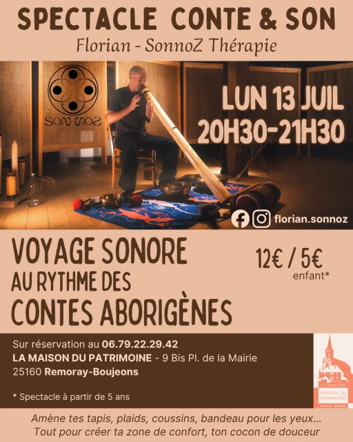 13 juillet - spectacle Maison Patriomoine