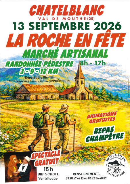 13 septembre - La Roche en fête - Chatelblanc