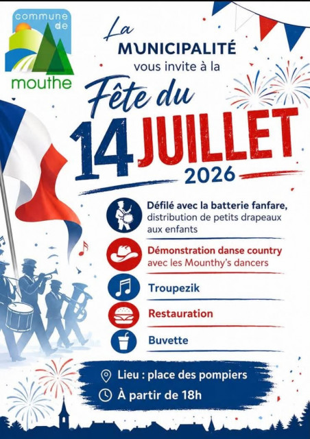 14 juil - fête nationale - Mouthe