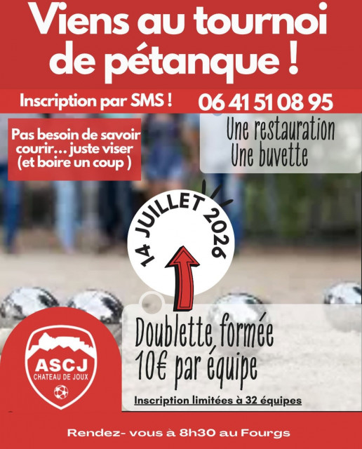 14 juill - tournoi pétanque - Les Fgs