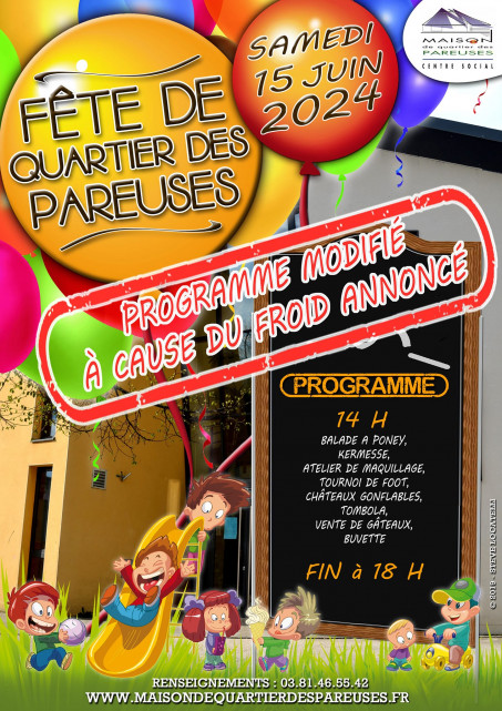 15 juin - fête de quartier des pareuses - pontarlier