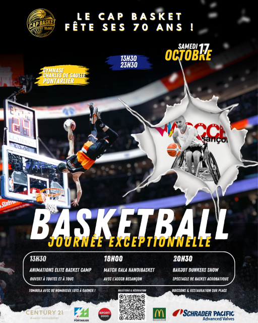 Affiche A4 70 ans Basket Finale (21 x 29.7 cm) (Publication Instagram (4:5)) - 1