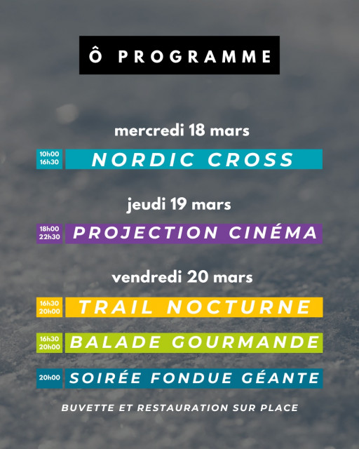 18 au 20 mars - ô fest - métabief