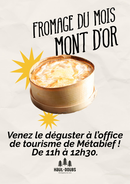 19, 26 sept et 3 oct - dégustation mont d'or - méta