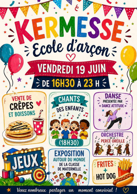 19 juin - Kermesse - Arçon