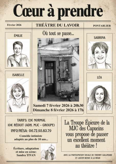 7 février - coeur à prendre - pontarlier