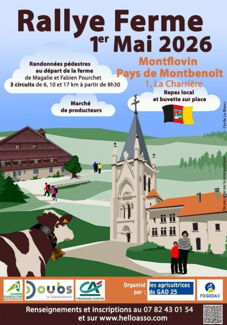 1er mai - Rallye ferme- Paus de Montbenoît