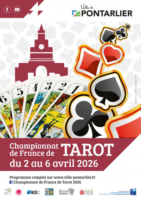 2 au 6 avril - championnat de FR de tarot - pontarlier