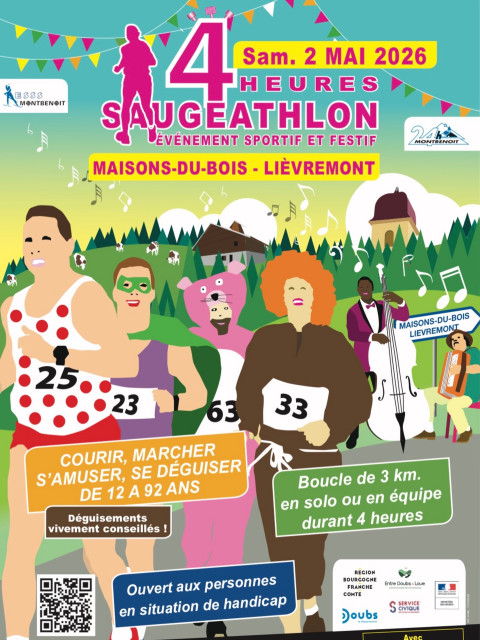 2 mai - Saugeathlon épreuves sportives - Maisons du Bois Lièvremont