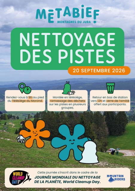 20 sept - nettoyage des pistes - métabief