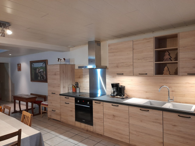 une cuisine spacieuse