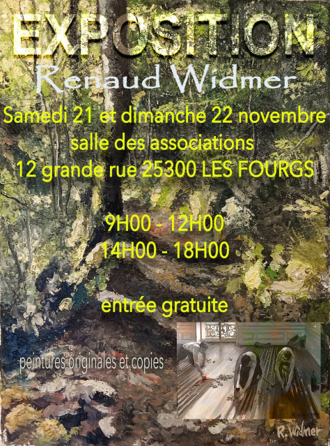 21 et 22 nov - exposition R. Widmer - Les Fgs