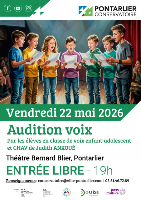 22 mai - audition voix - pontarlier