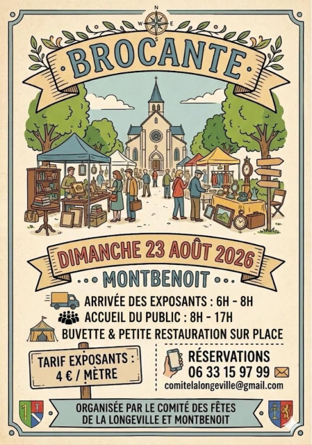 23 août - Brocante - Montbenoît