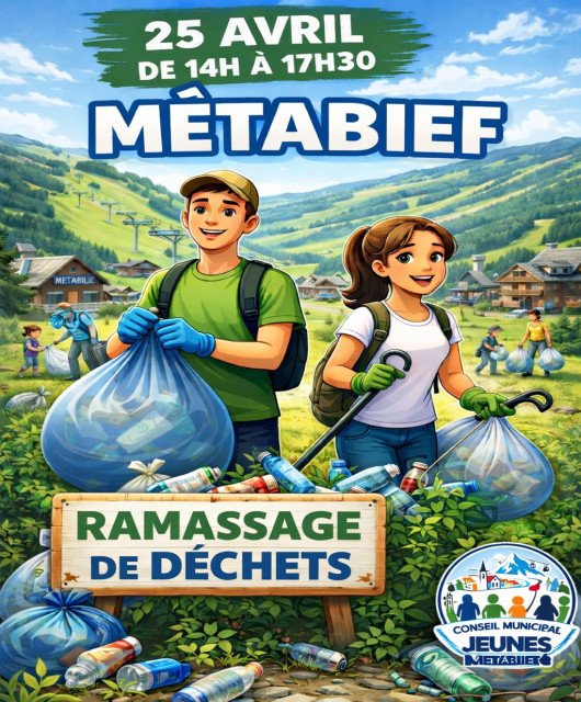 25 avril - ramassage des déchets - Métabief