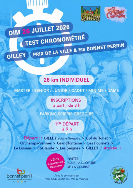 26 juillet - Test chronométré - Gilley