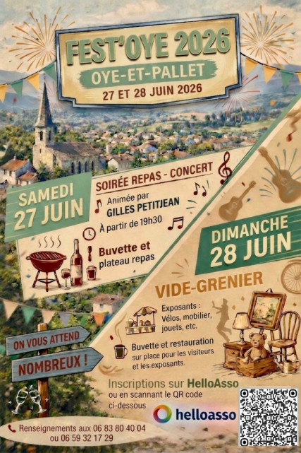 27-28 juin - Fest'Oye - Oye et Pallet