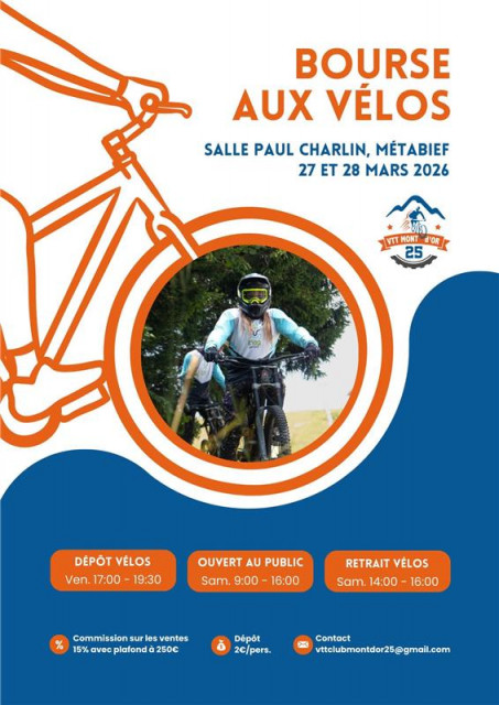 27-28 mars - bourse VTT - Métabief