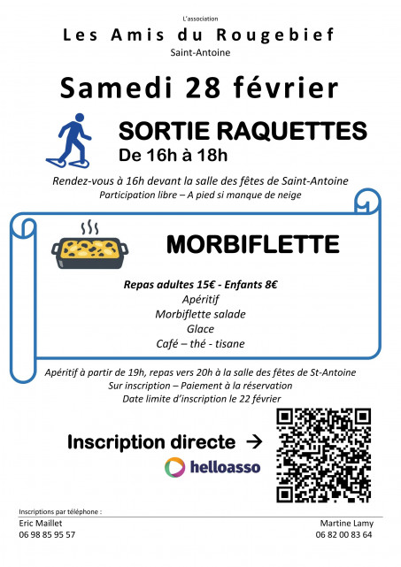 28 février - sortie raquettes - Saint Antoine