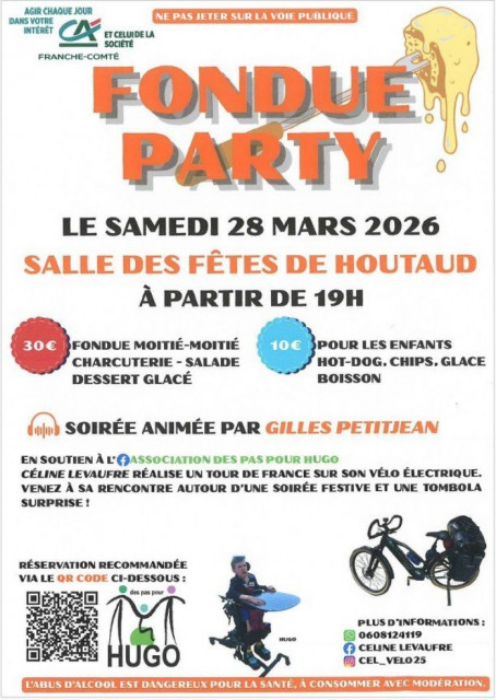 28 mars - fondue party - houatud