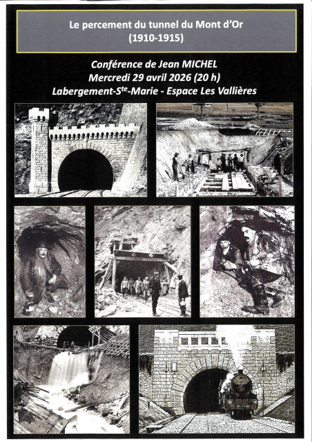 29 avril - conférence tunnel Mont d'or - Labergement