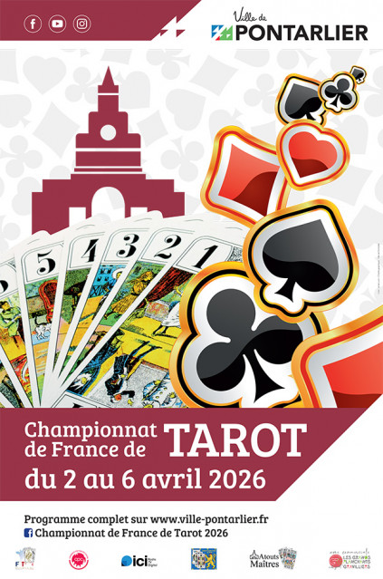 2 au 6 avril -championnat de france de tarot - pontarlier