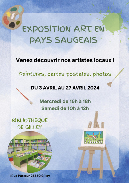 3 au 27 avril - Exposition Art en Pays Saugeais - Gilley