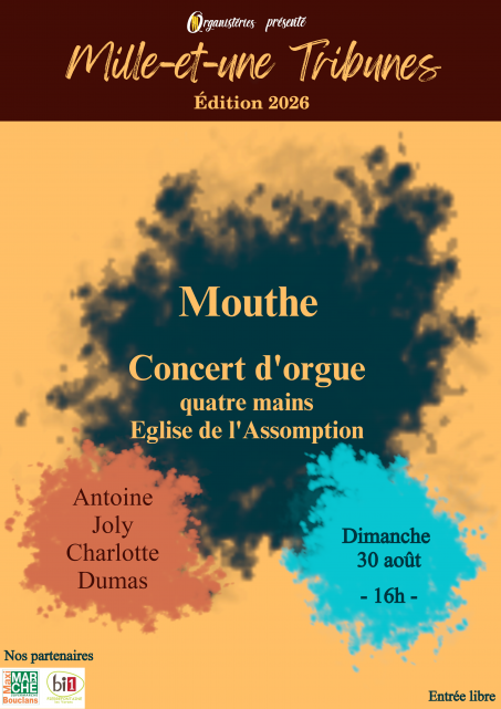 30 août - Concert d'orgue - Mouthe